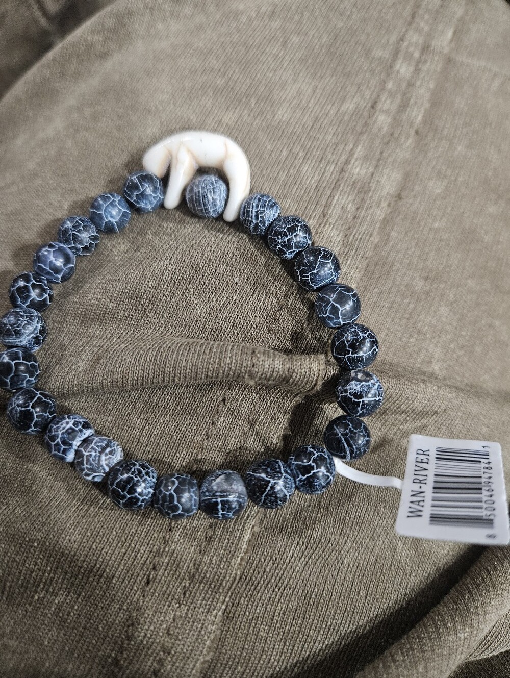 Fahlo Nwt Sloth And Agate Bracelet